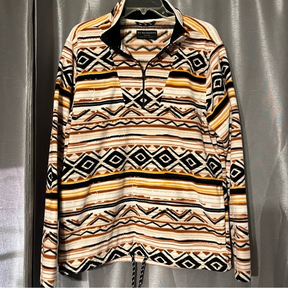No Boundaries Men's Polar Fleece Pullover - Sz M - Picture 3 of 5